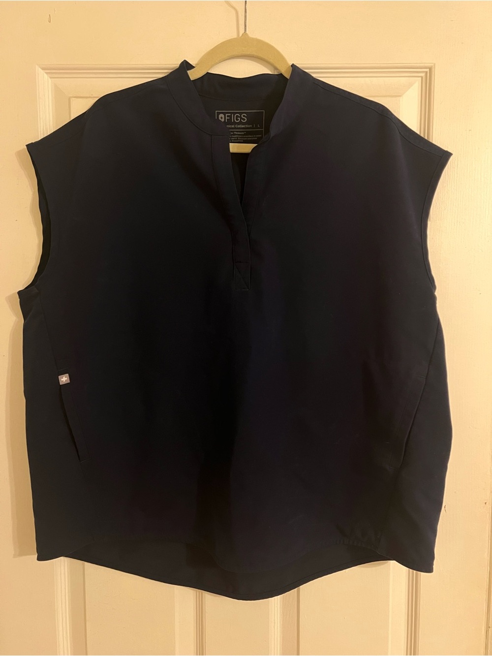 Navy Figs Rafaela Oversized Scrub Top